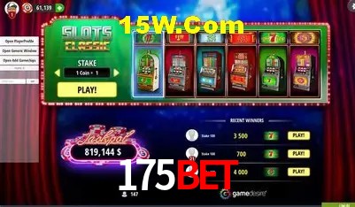 175Bet Plataforma - Certificada MGA desde 2015
